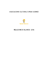 Relazione Bilancio 2016